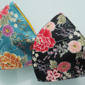 Japanese Florals - Four Layer Structured Reusable Mask