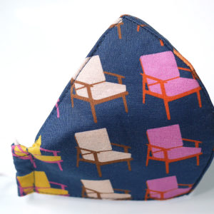 Retro Chairs - Four Layer Structured Reusable Mask