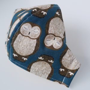 Sleeping Owls - Four Layer Structured Reusable Mask